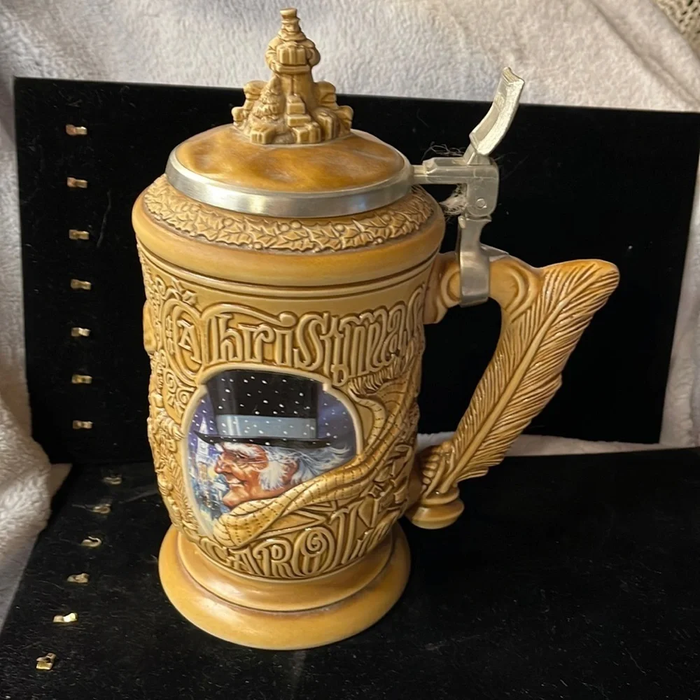 Avon Vintage -1996- “A Christmas Carol Stein” handcrafted in Brazil #52698